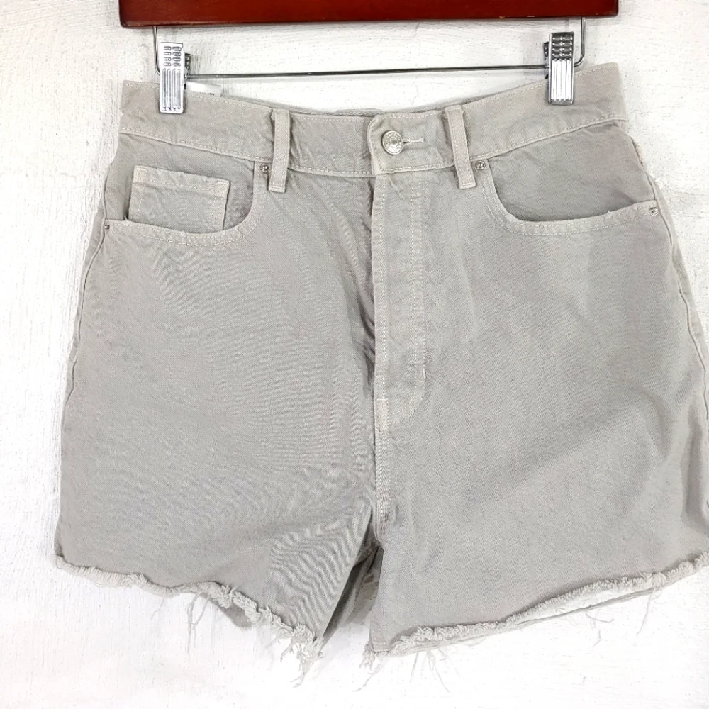 PACSUN 90'S GIRLFRIEND BUTTON FLY SHORT (a140)